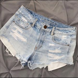 American eagle denim shorts